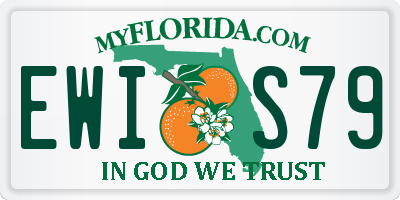FL license plate EWIS79