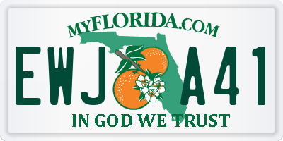 FL license plate EWJA41