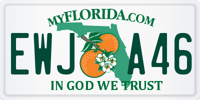 FL license plate EWJA46