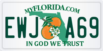 FL license plate EWJA69