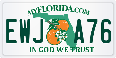 FL license plate EWJA76