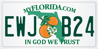 FL license plate EWJB24