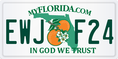 FL license plate EWJF24