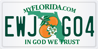 FL license plate EWJG04