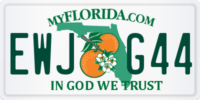FL license plate EWJG44