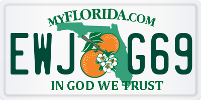 FL license plate EWJG69