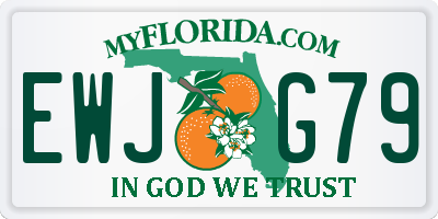 FL license plate EWJG79