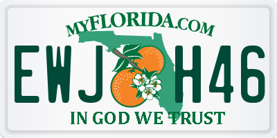 FL license plate EWJH46