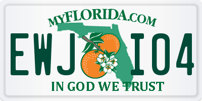 FL license plate EWJI04