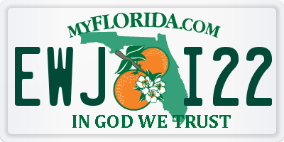 FL license plate EWJI22