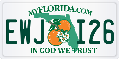 FL license plate EWJI26