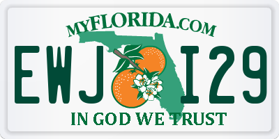 FL license plate EWJI29