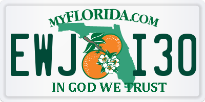 FL license plate EWJI30