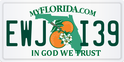 FL license plate EWJI39