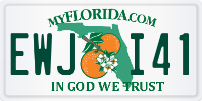 FL license plate EWJI41