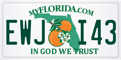 FL license plate EWJI43