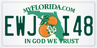 FL license plate EWJI48