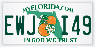 FL license plate EWJI49