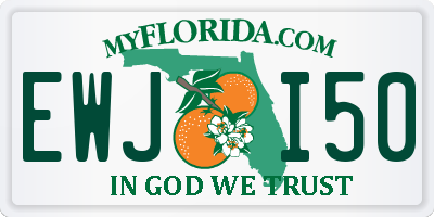 FL license plate EWJI50