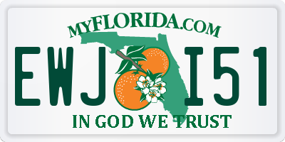 FL license plate EWJI51