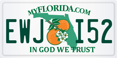 FL license plate EWJI52