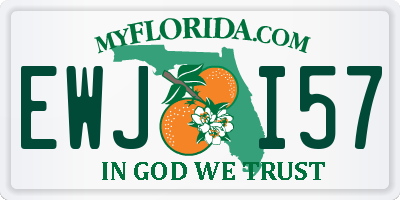 FL license plate EWJI57