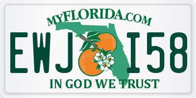 FL license plate EWJI58