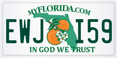FL license plate EWJI59