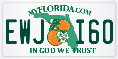 FL license plate EWJI60