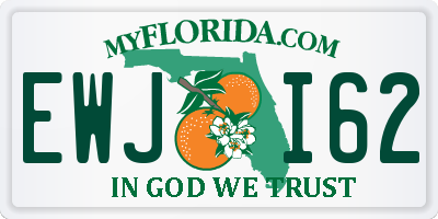 FL license plate EWJI62