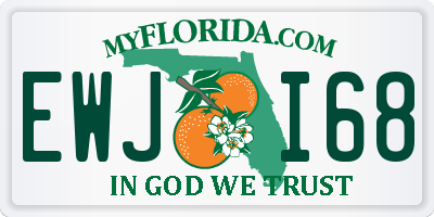 FL license plate EWJI68