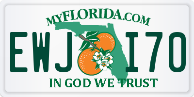 FL license plate EWJI70