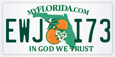 FL license plate EWJI73