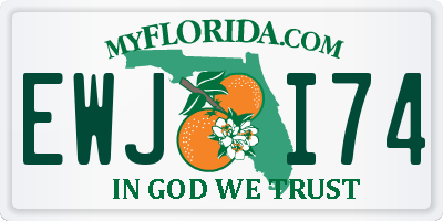 FL license plate EWJI74