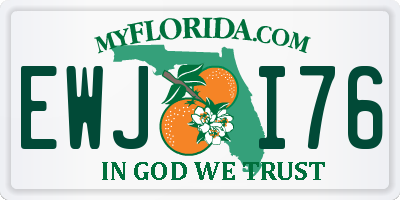 FL license plate EWJI76