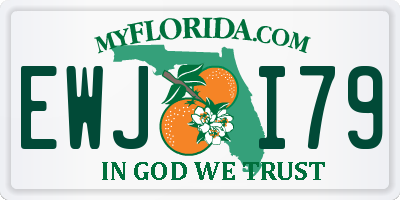 FL license plate EWJI79