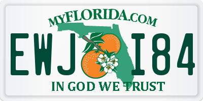 FL license plate EWJI84