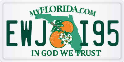 FL license plate EWJI95