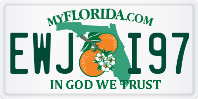 FL license plate EWJI97