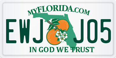 FL license plate EWJJ05