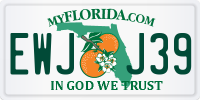 FL license plate EWJJ39