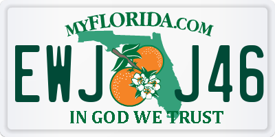 FL license plate EWJJ46