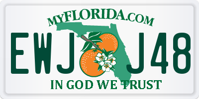 FL license plate EWJJ48