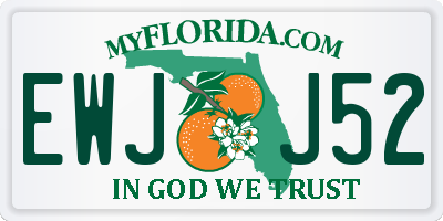 FL license plate EWJJ52