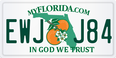 FL license plate EWJJ84