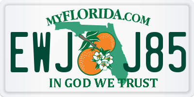 FL license plate EWJJ85