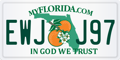 FL license plate EWJJ97