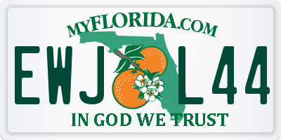FL license plate EWJL44