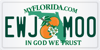 FL license plate EWJM00