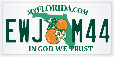 FL license plate EWJM44